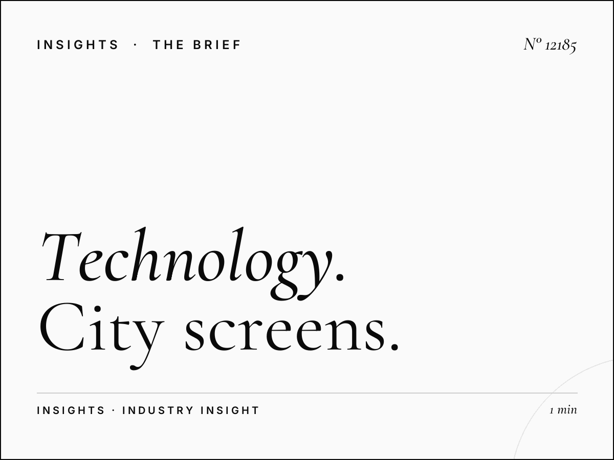 Technology Companies Riyadh Boulevard: City Screens Tech