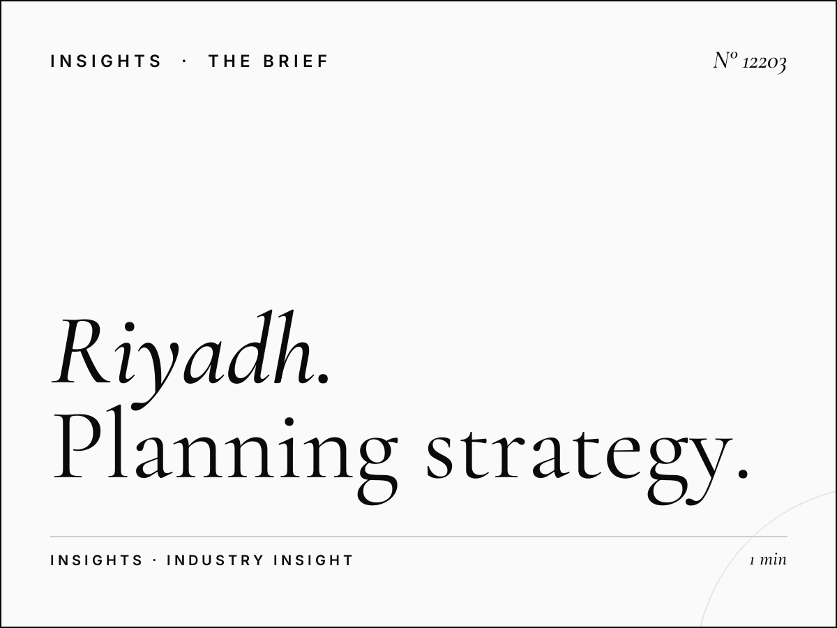 Riyadh Boulevard City Screens Campaign: Planning Strategy