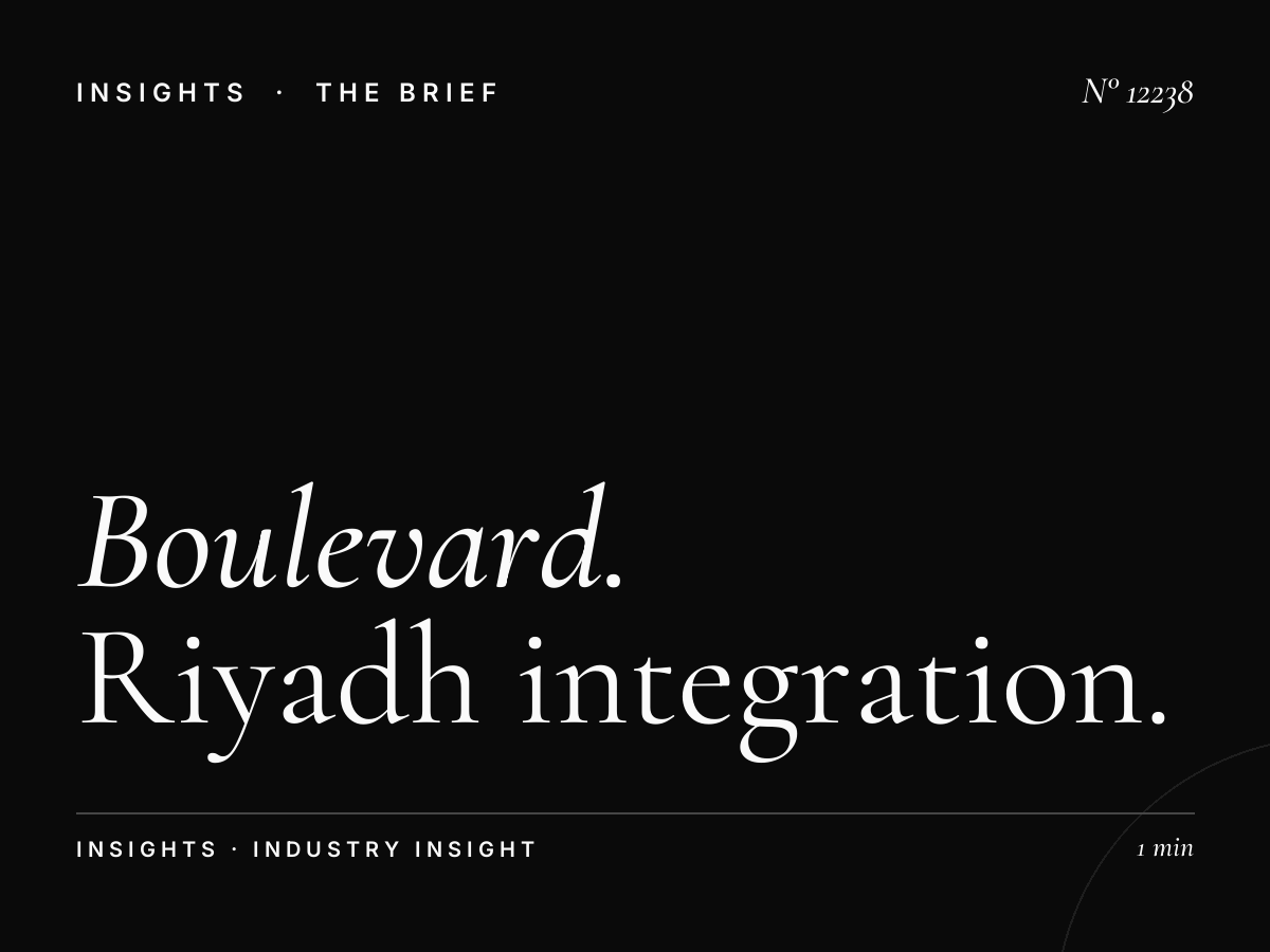 Boulevard Screens Marketing: Riyadh Integration Mix