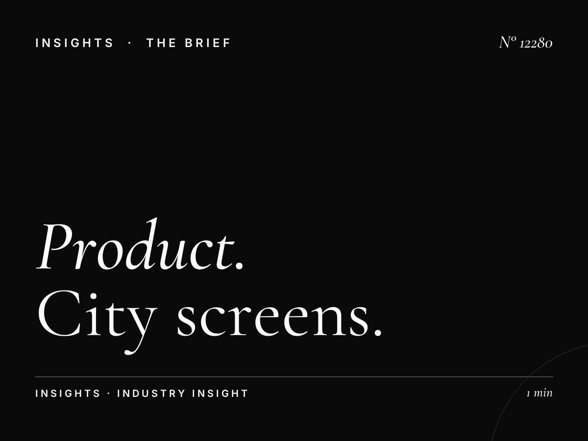 Product Launch Riyadh Boulevard: City Screens High-Impact