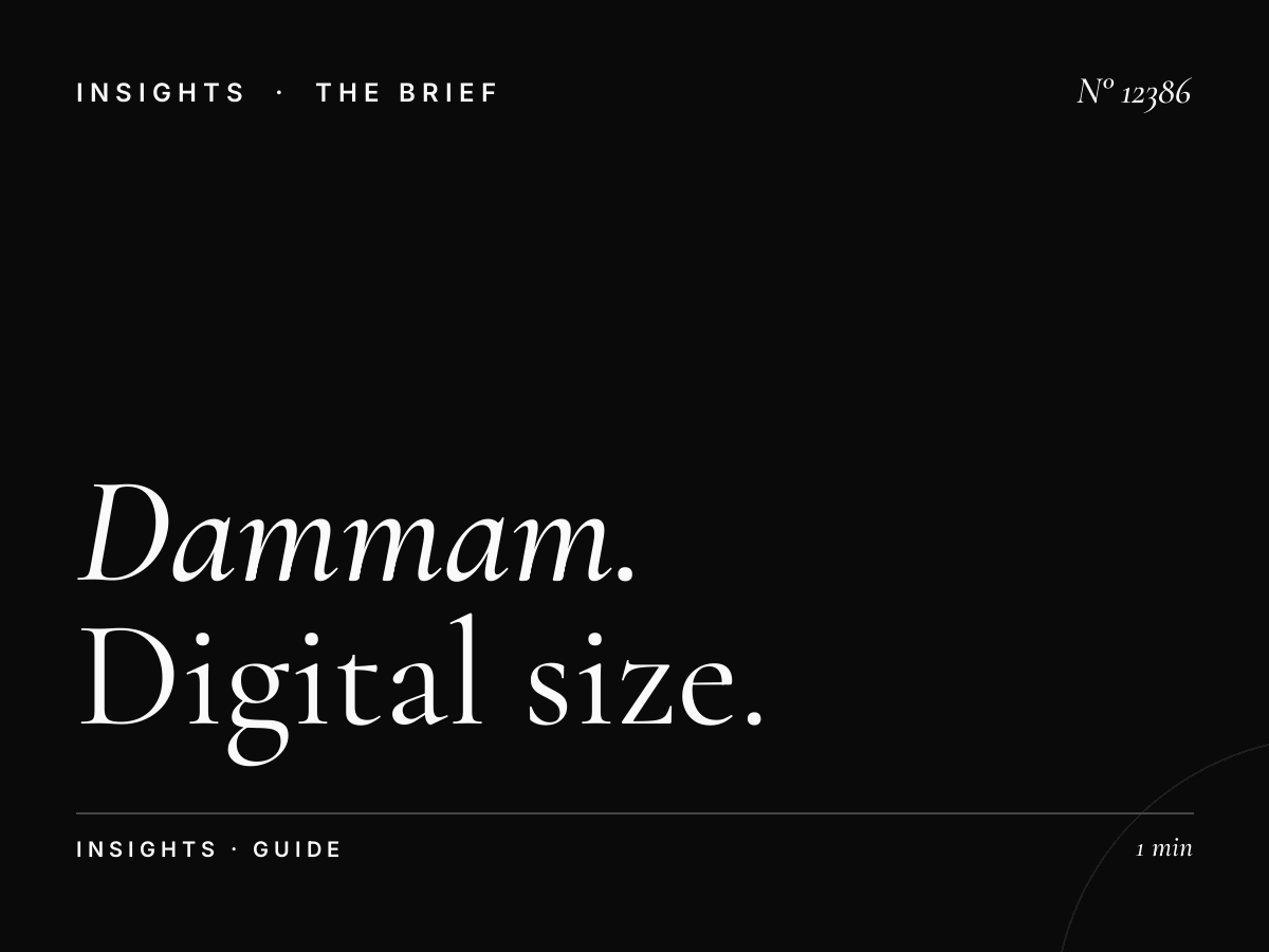 Dammam Khobar 1 LED Format: Digital Size Guide