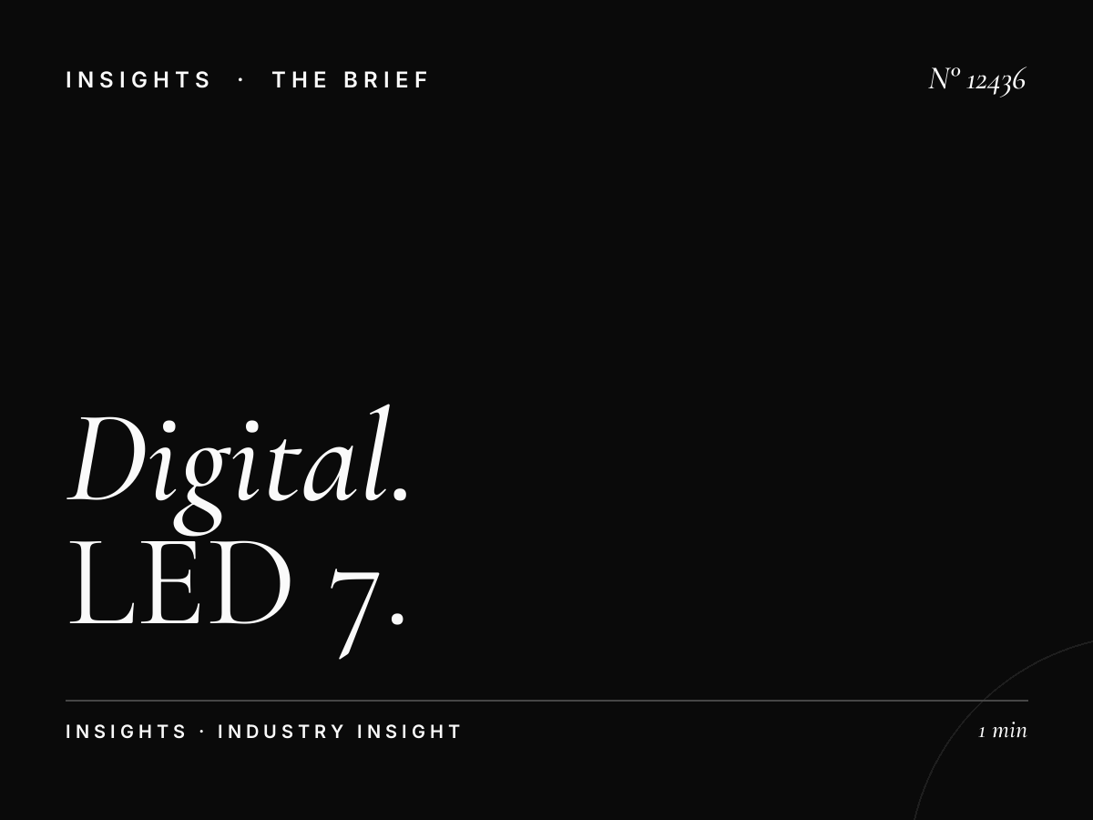 Digital Campaign Jeddah: LED 7 Strategic Planning