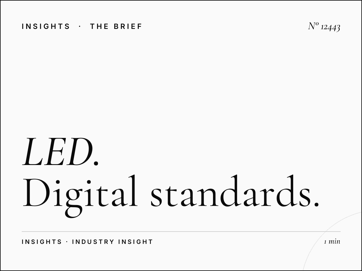 LED 7 Dimensions Jeddah: Digital Standards