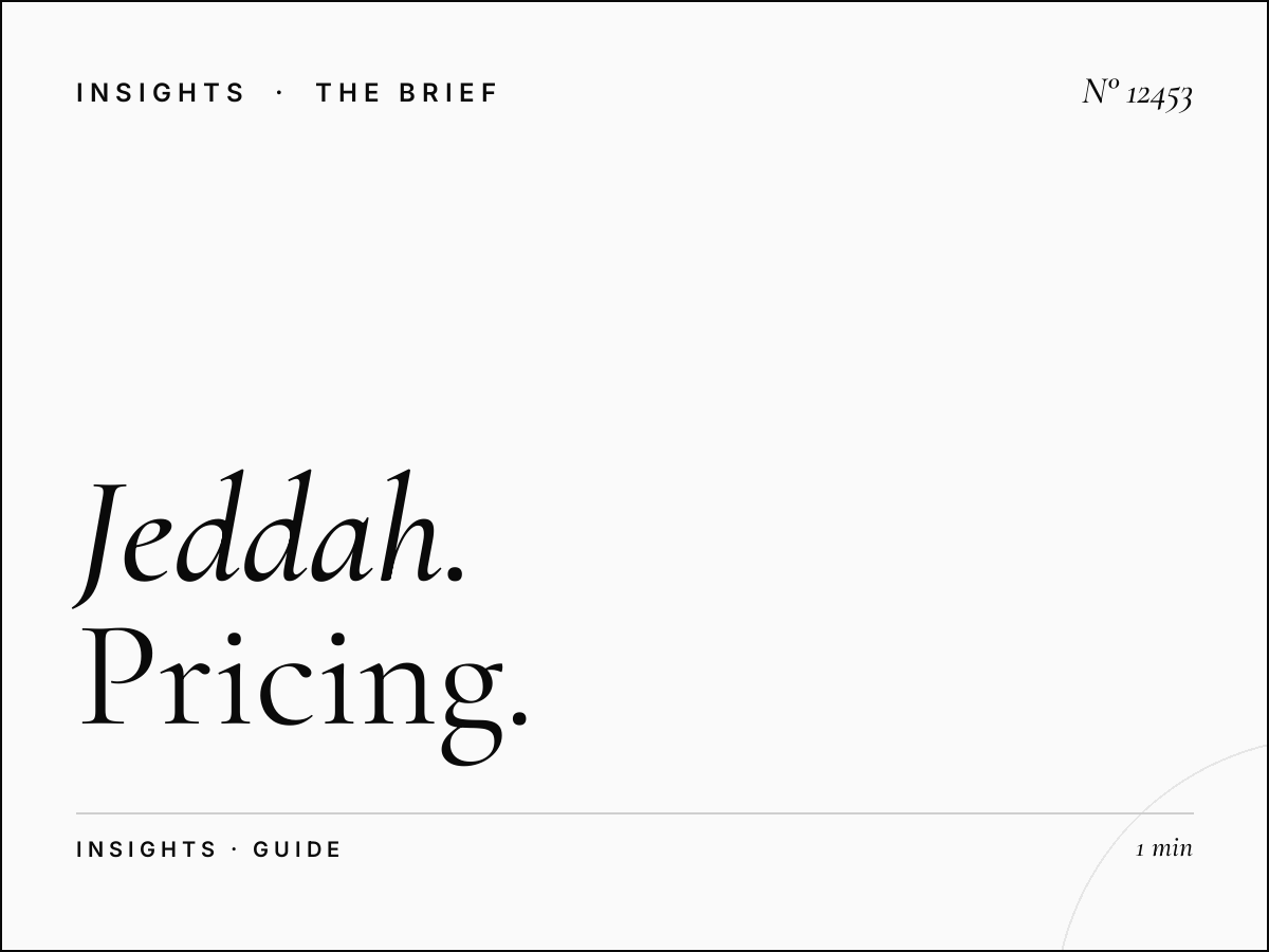 Jeddah LED 7 Cost: Complete Pricing Guide 2025