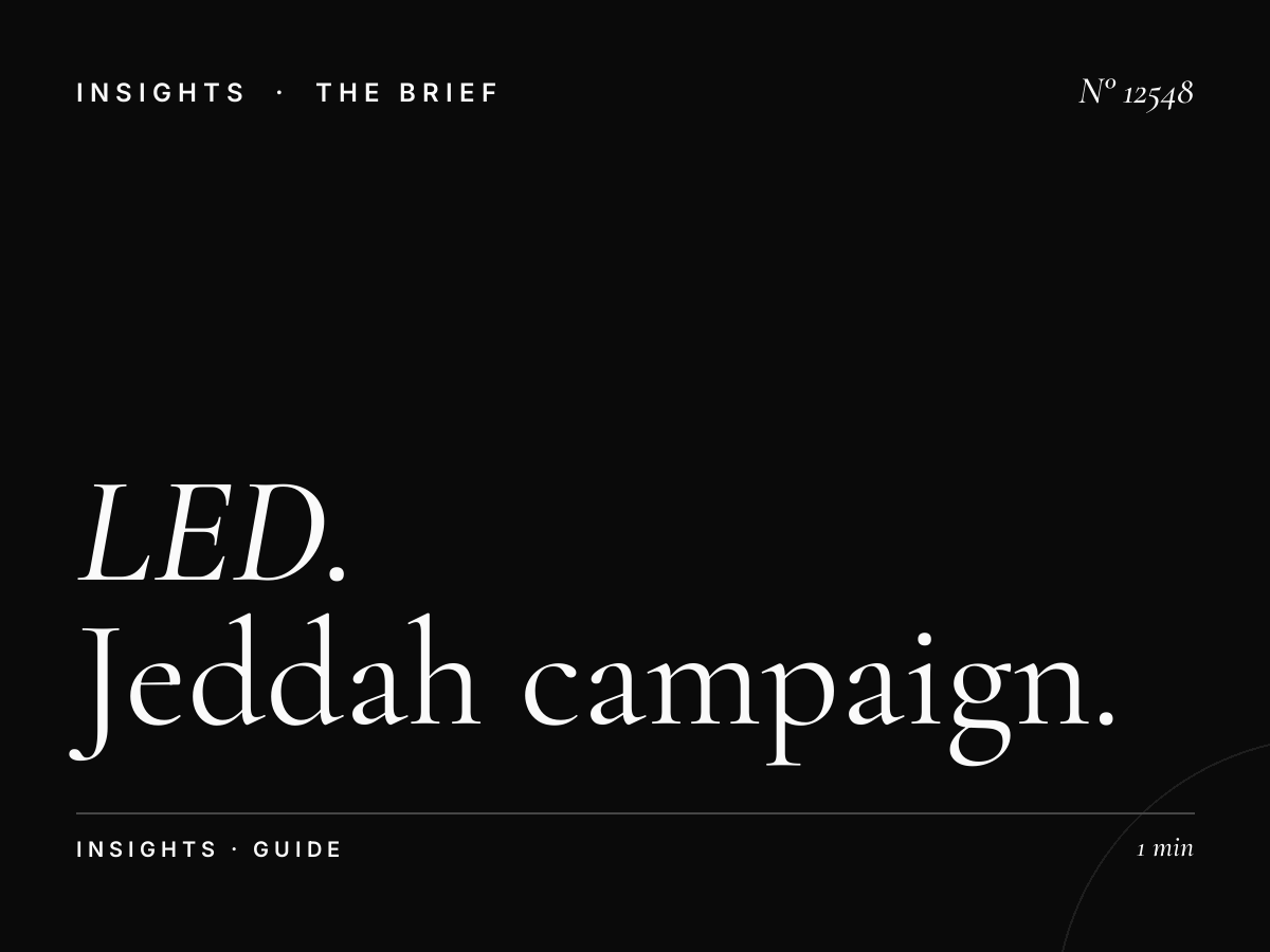 LED 5 Advertising Strategy: Jeddah Campaign Guide