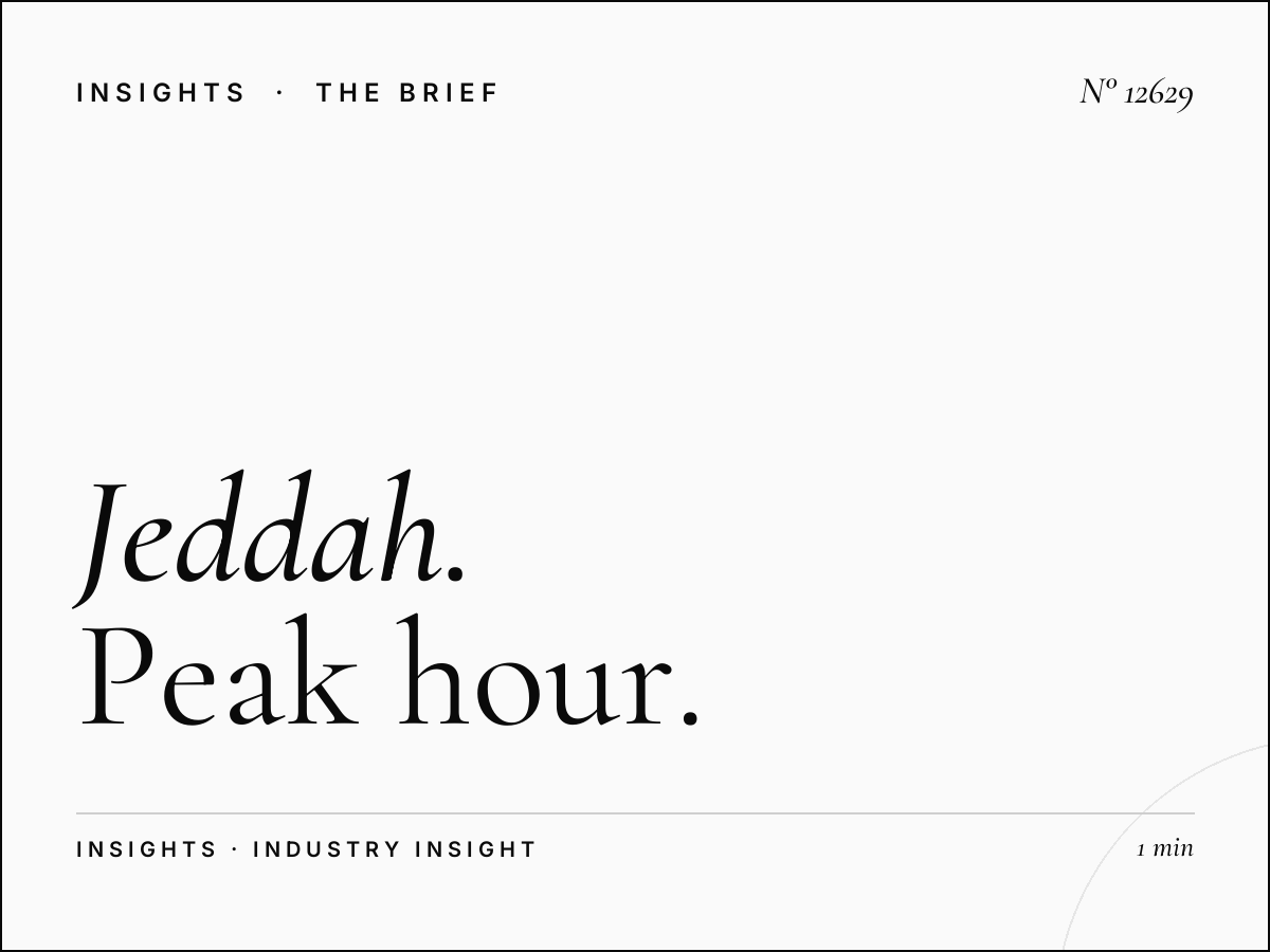 Jeddah LED 5 Traffic: Peak Hour Analysis