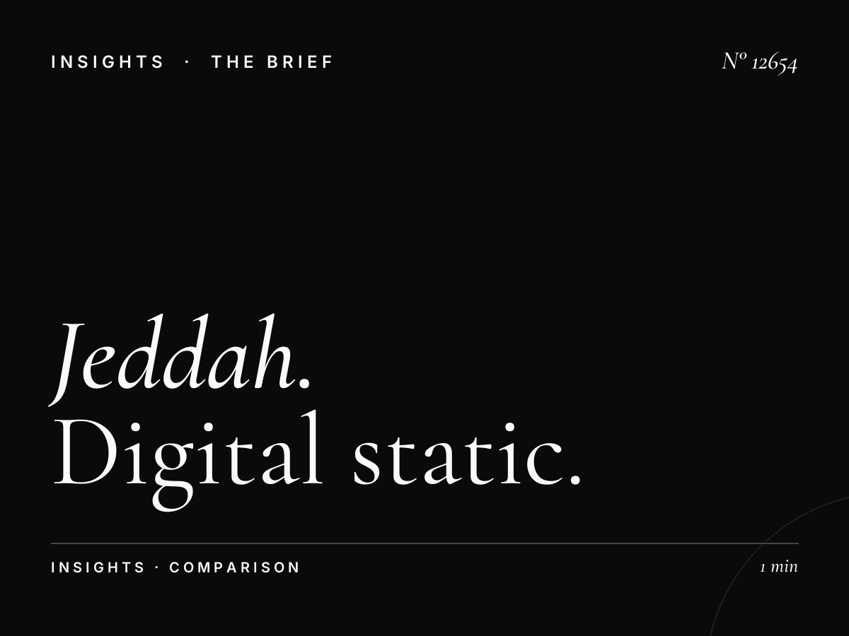 Jeddah LED 3 vs Static: Digital Static Comparison