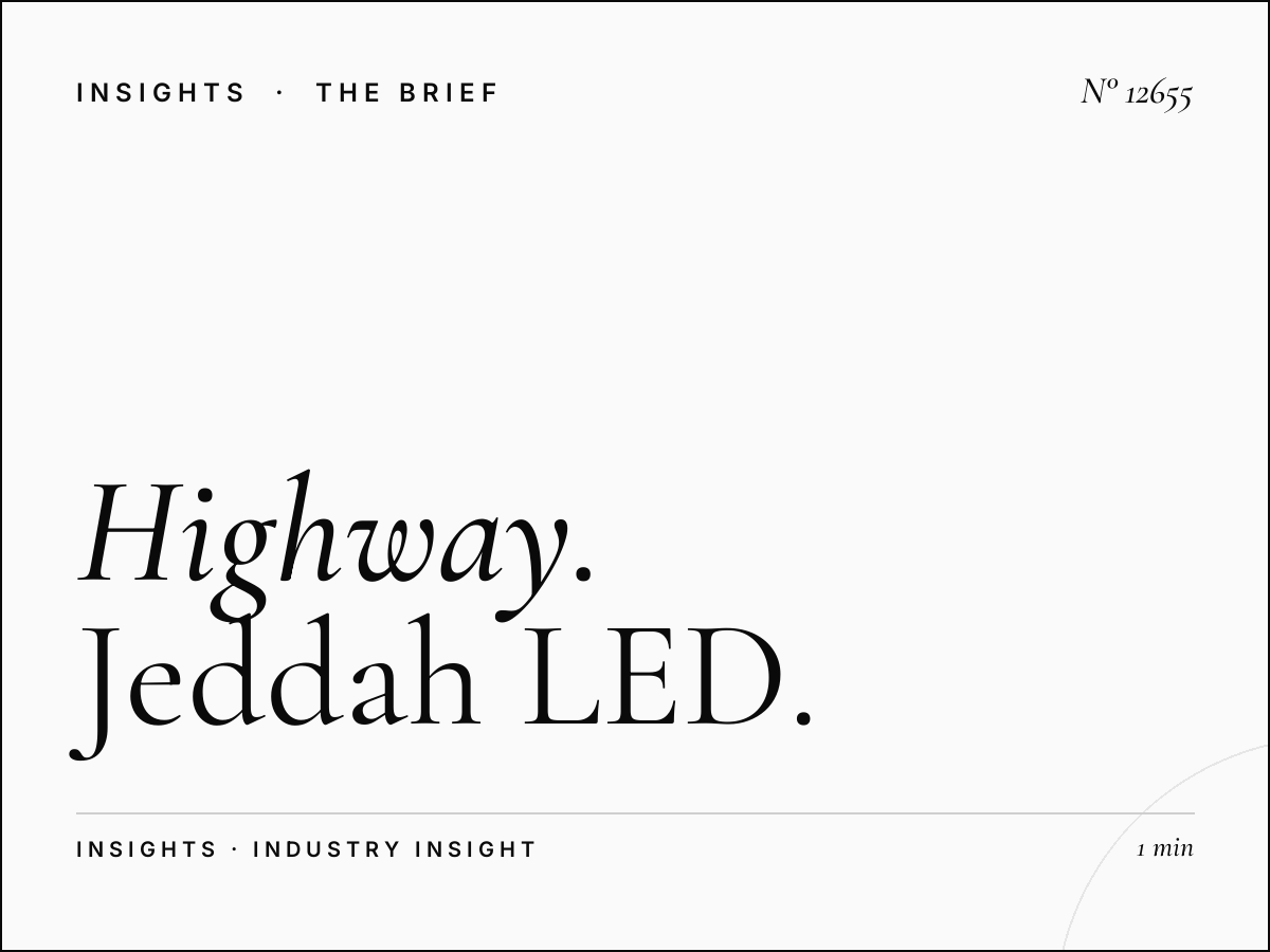 Highway Digital Visibility: Jeddah LED 3 Effectiveness