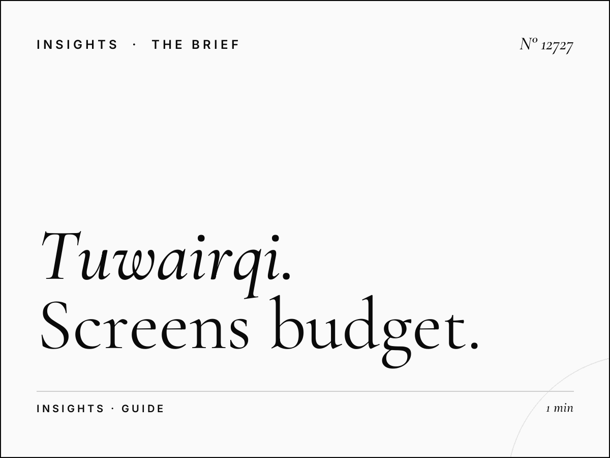 Tuwairqi Tower Digital Cost: Screens Budget Guide
