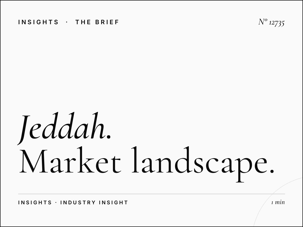 Jeddah LED 3 Competition: Market Landscape