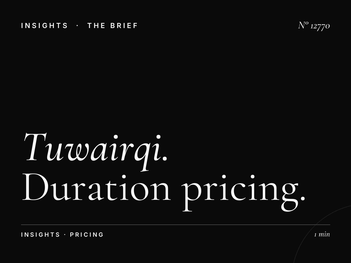 Tuwairqi Tower Monthly Rates: Duration Pricing