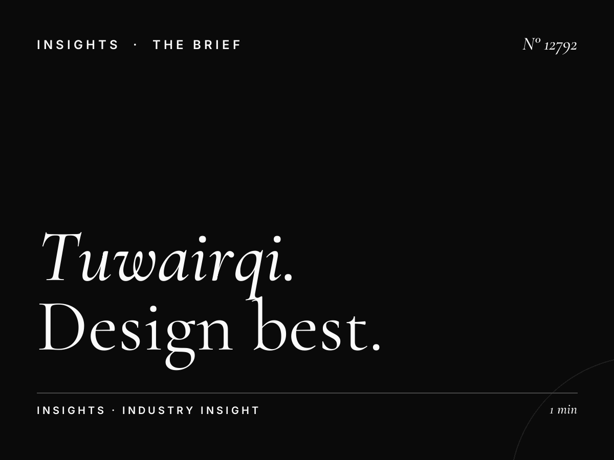 Tuwairqi Tower Creative: Design Best Practices
