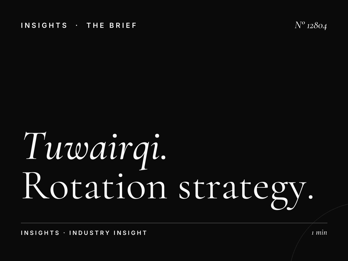 Tuwairqi Tower Shared Slots: Rotation Strategy