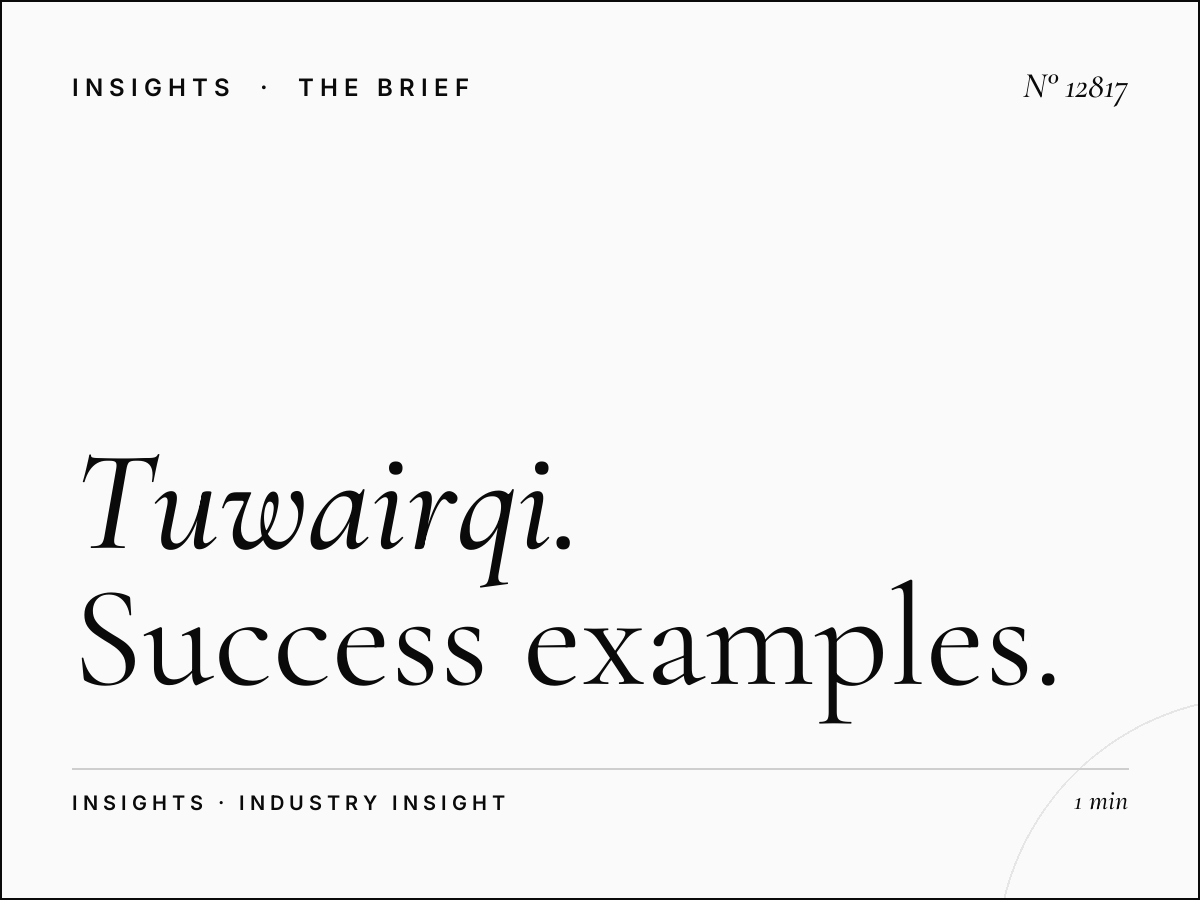 Tuwairqi Tower Screens Cases: Success Examples