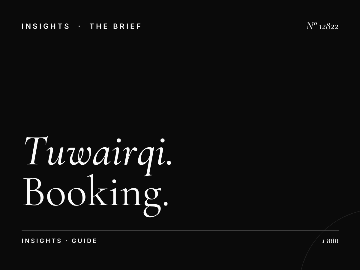 Tuwairqi Tower Reservation: Booking Guide