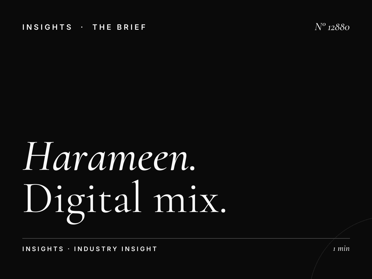 Harameen Wall Screen Marketing: Digital Mix