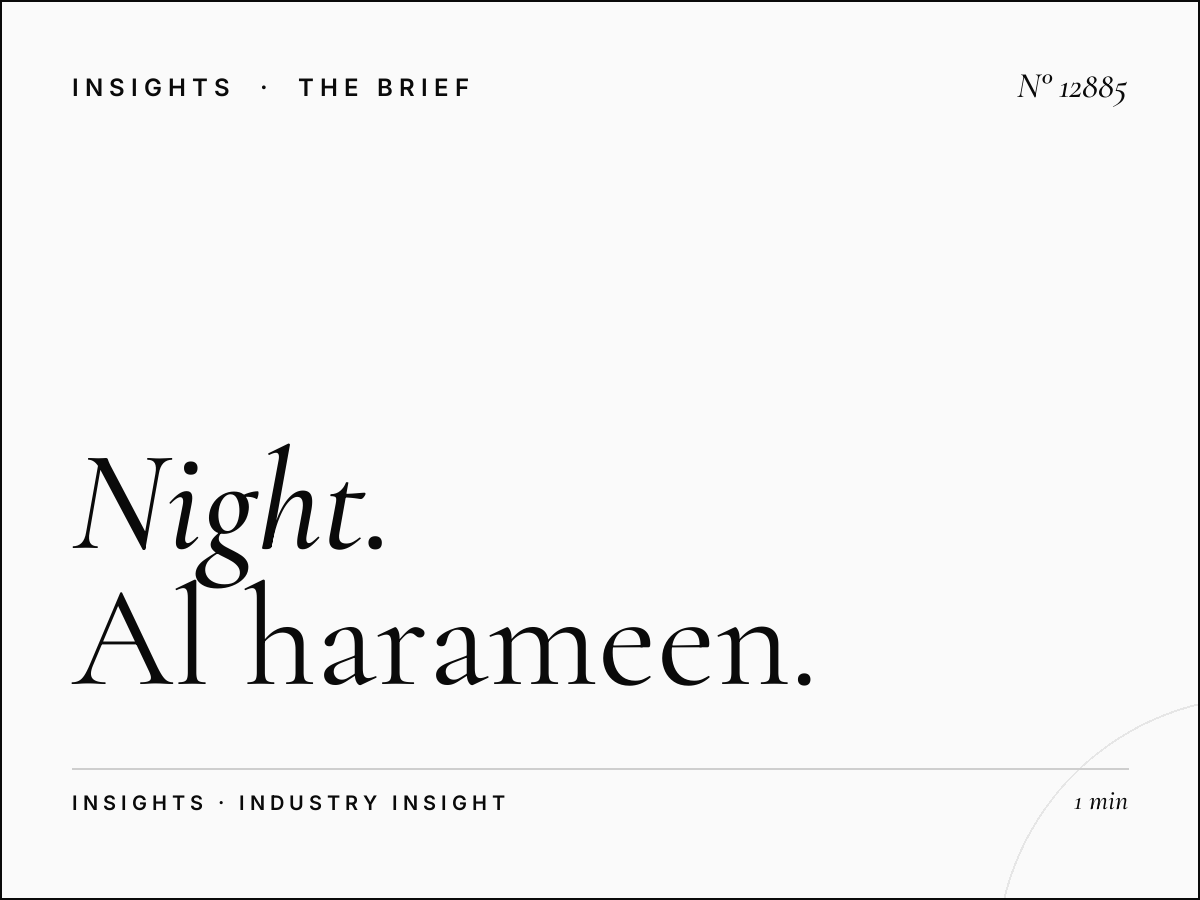Night Wall Digital: Al Harameen Screen After-Dark