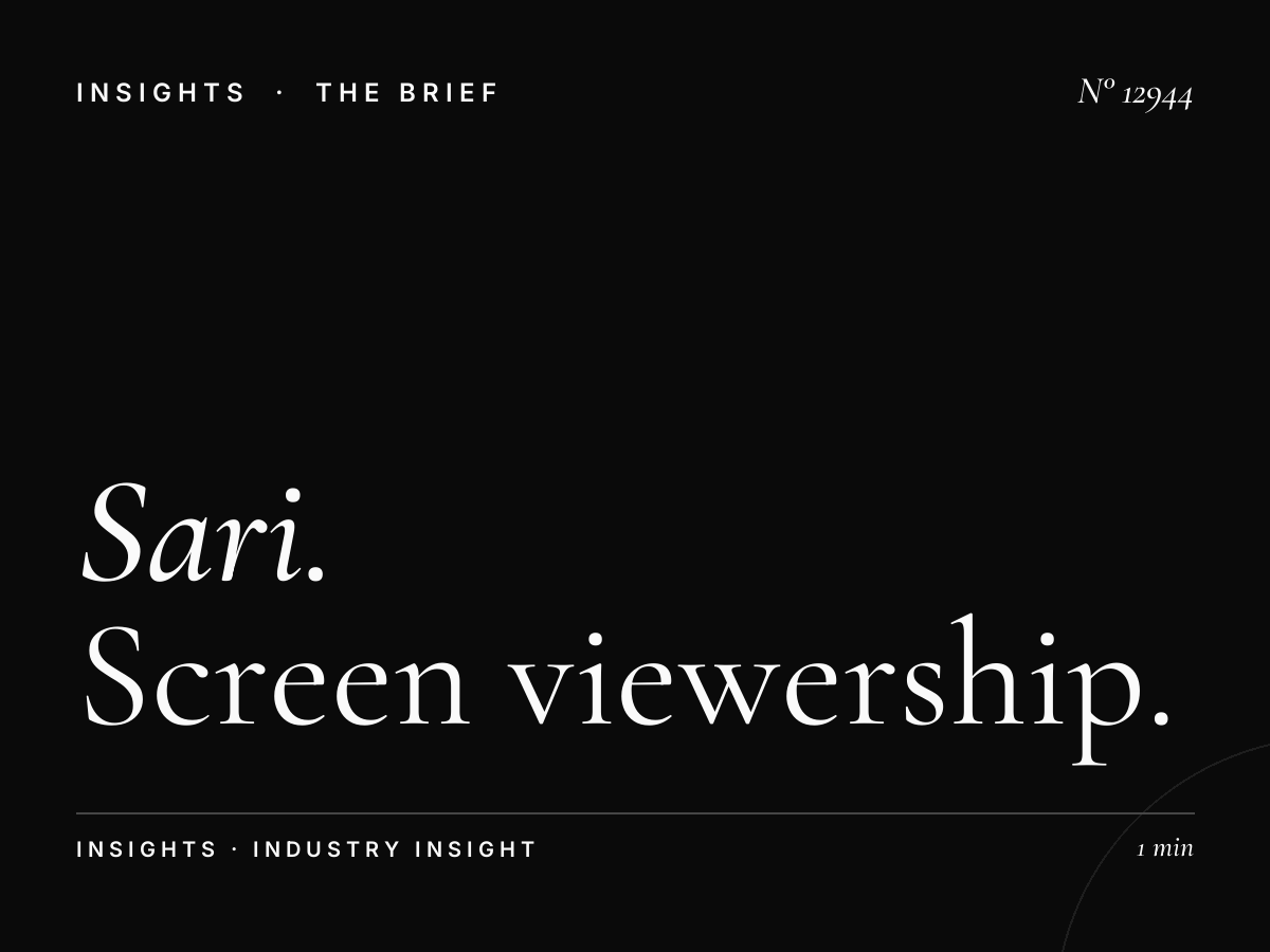 Sari Wall Traffic: Screen Viewership Statistics Jeddah