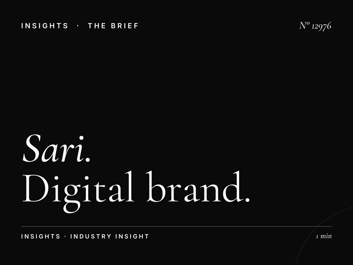 Sari Wall Screen Branding: Digital Brand Building