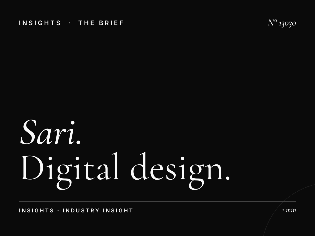 Sari Wall Screen Creative: Digital Design Success