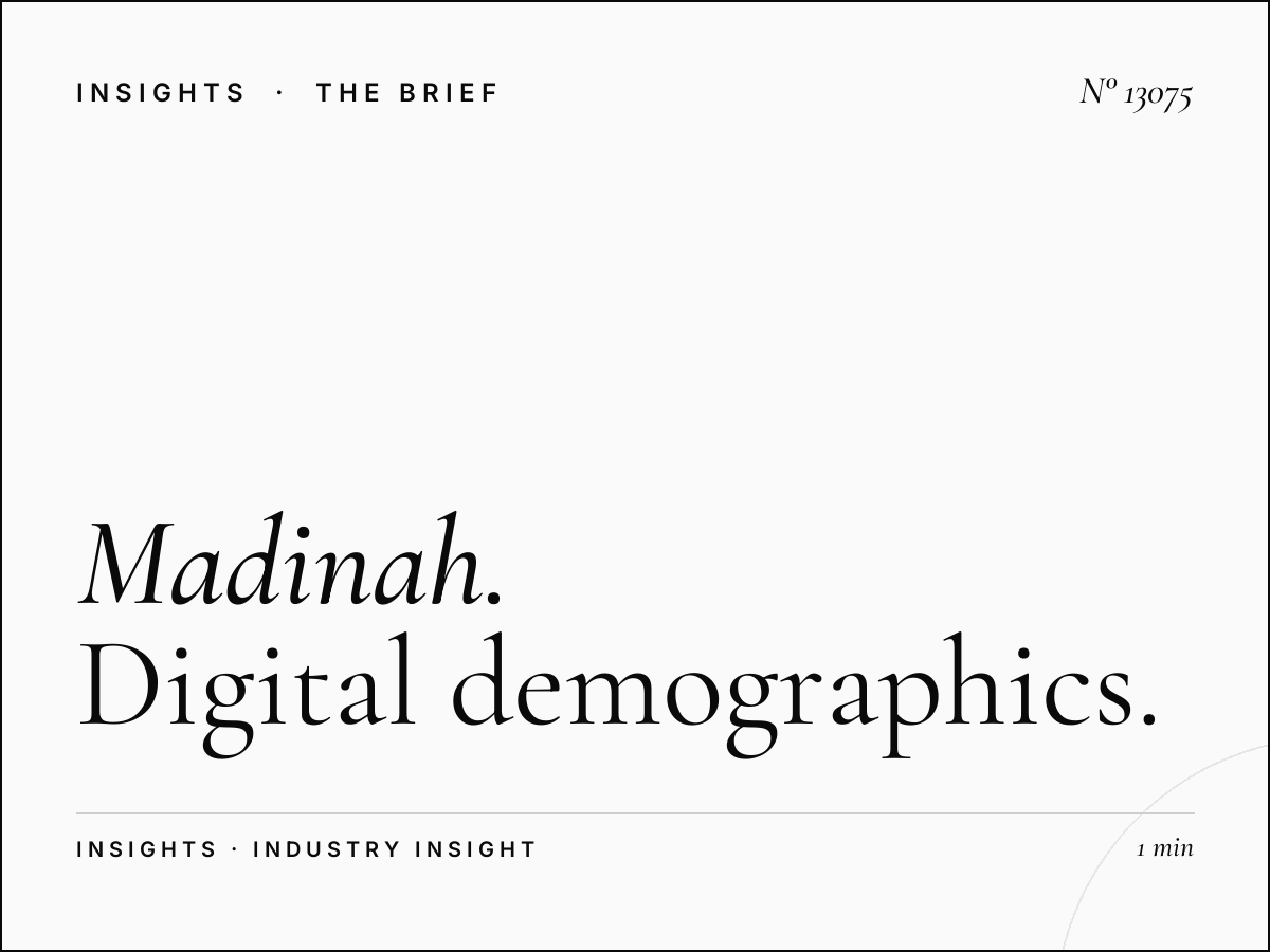 Madinah Wall Screen Audience: Digital Demographics