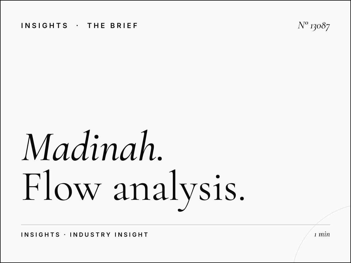 Al Madinah Wall Screen Traffic: Flow Analysis