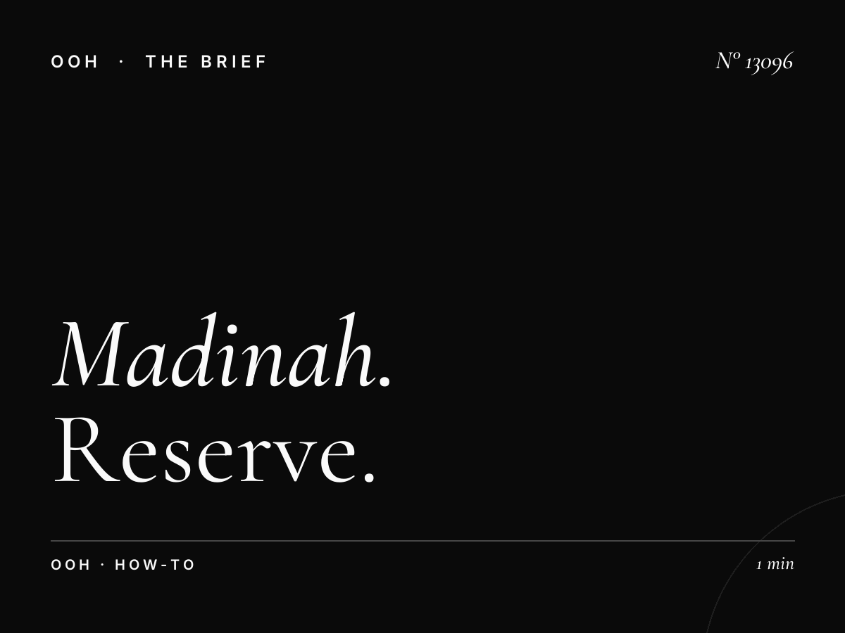Al Madinah Wall Screen Booking: How to Reserve Your Premium Outdoor Advertising Space