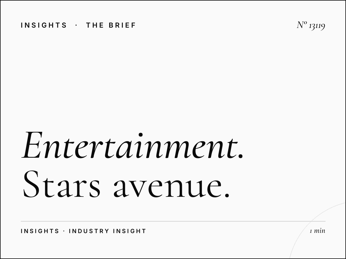 Entertainment Digital Design: Stars Avenue Specifications