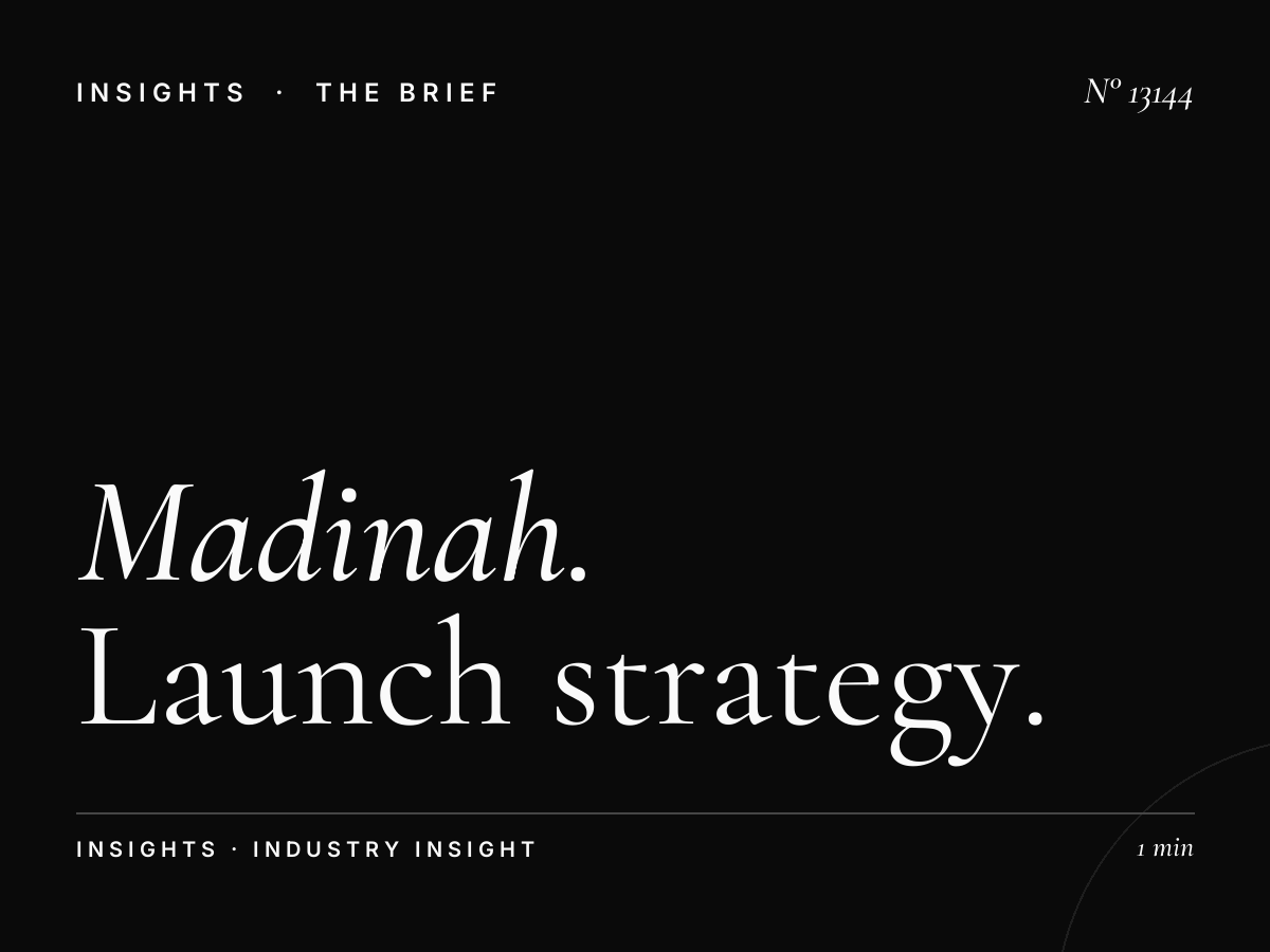 Madinah Wall Screen New Product: Launch Strategy
