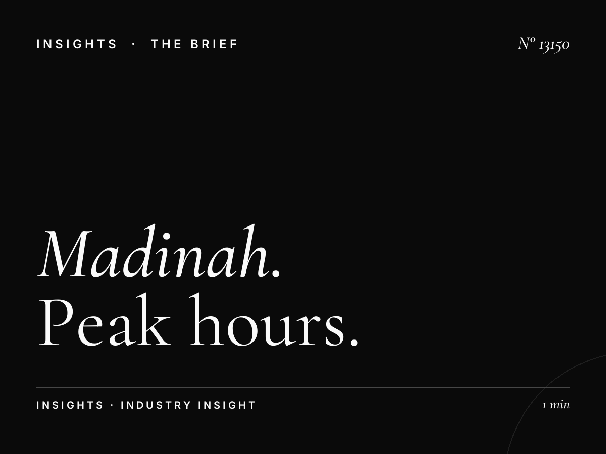 Madinah Wall Screen Time Slots: Peak Hours