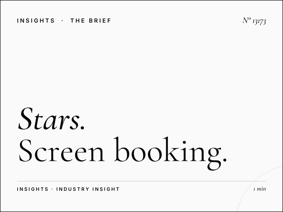 Stars Avenue Digital Contracts: Screen Booking Terms