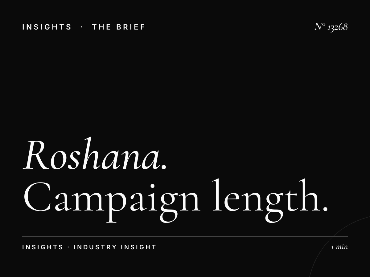 Roshana Tahlia Screen Duration: Campaign Length Options