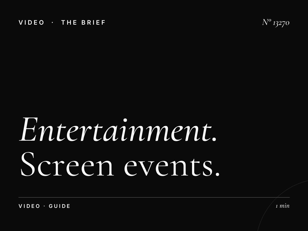Entertainment Luxury Roshana Tahlia: Screen Events - A Strategic Guide to Premium Cinema Advertising