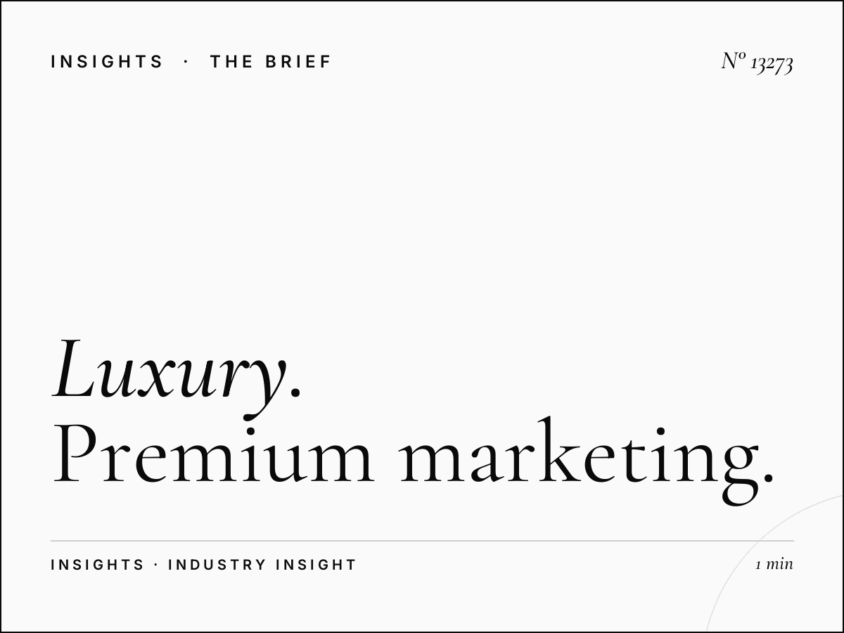 Luxury Brands Roshana Tahlia Screen: Premium Marketing