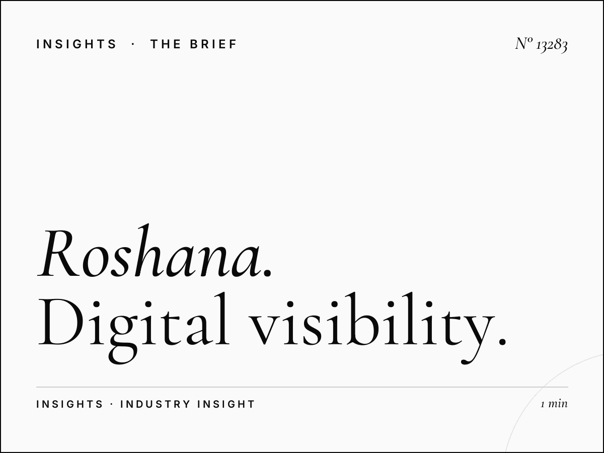 Roshana Tahlia Screen Impact: Digital Visibility Transforms Modern Advertising