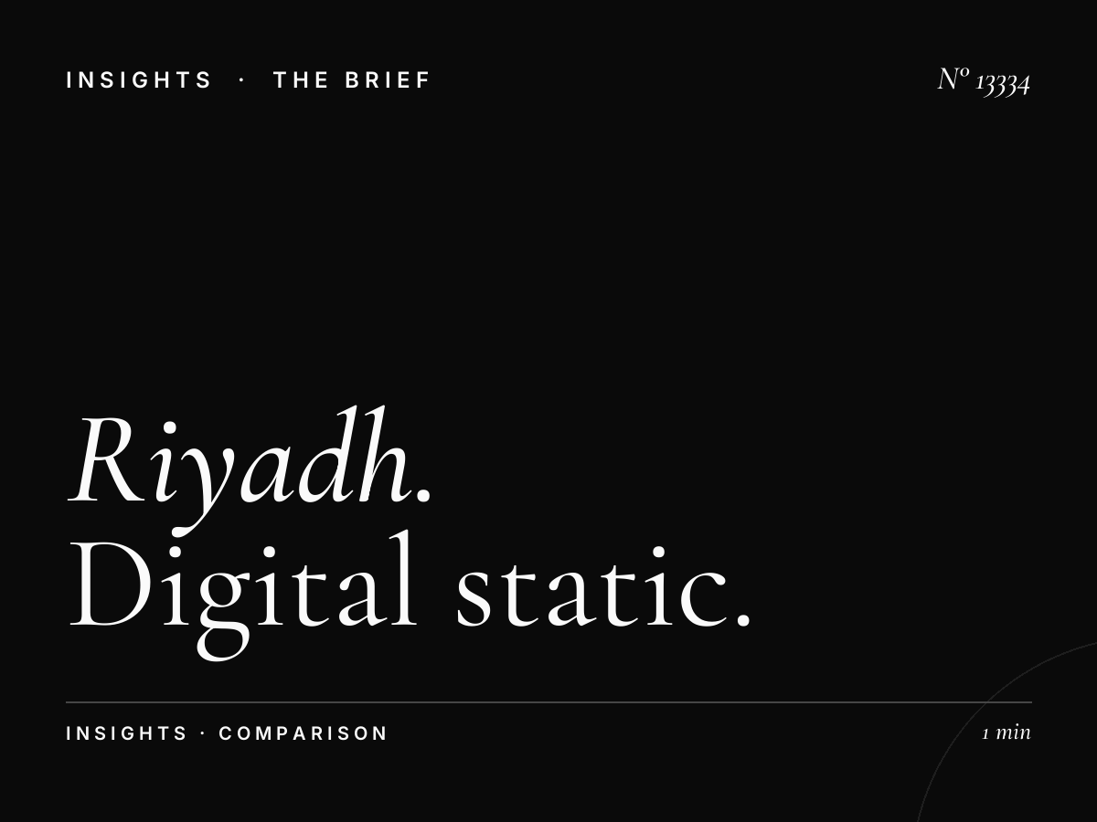 Riyadh LED 9 vs Static: Digital Static Comparison
