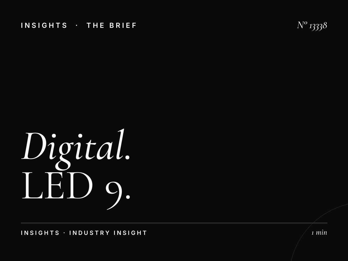 Digital Campaign Riyadh: LED 9 Strategic Planning