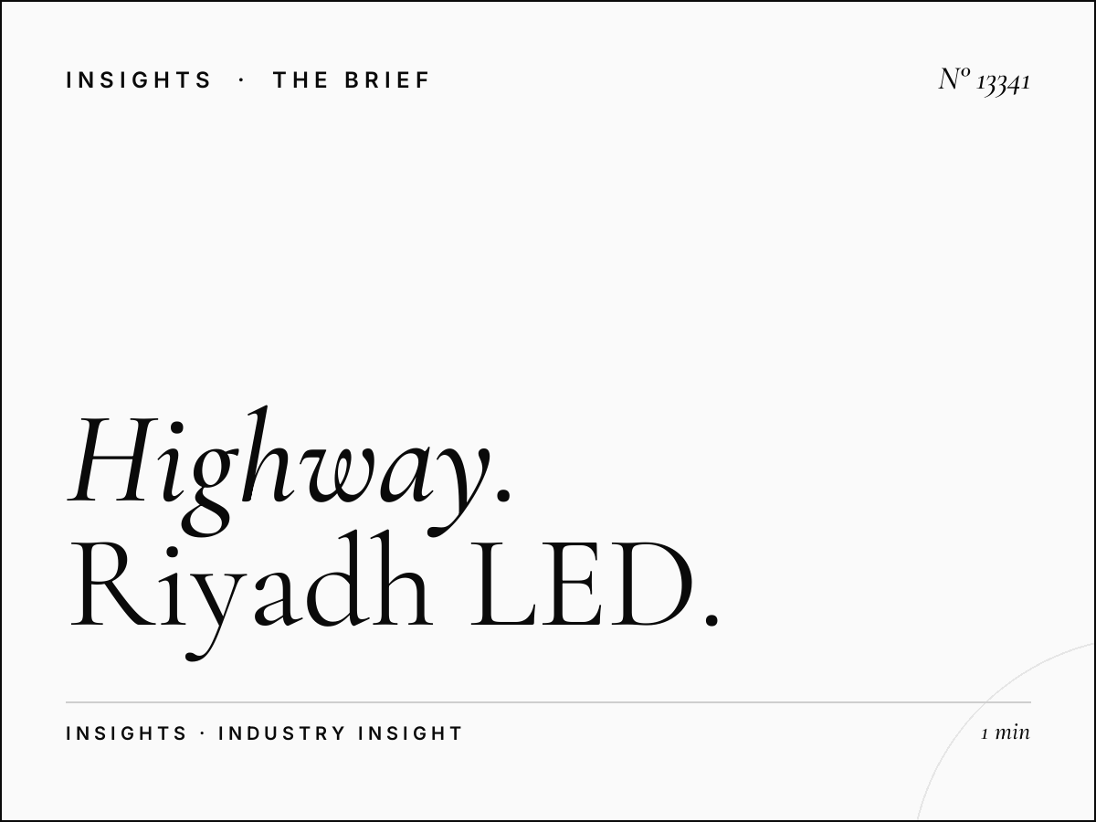 Highway Digital Design: Riyadh LED 9 Specifications