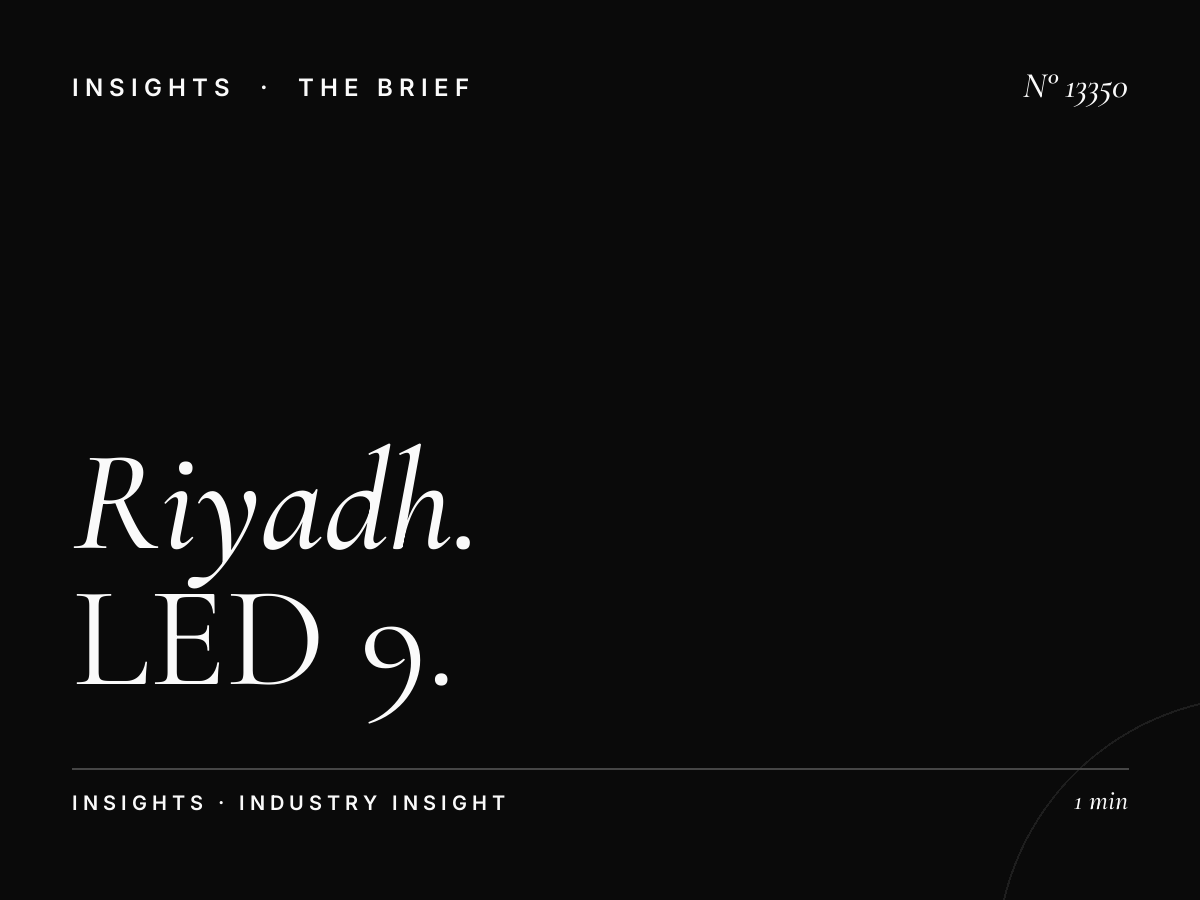 Riyadh Digital Traffic: LED 9 Viewership Statistics