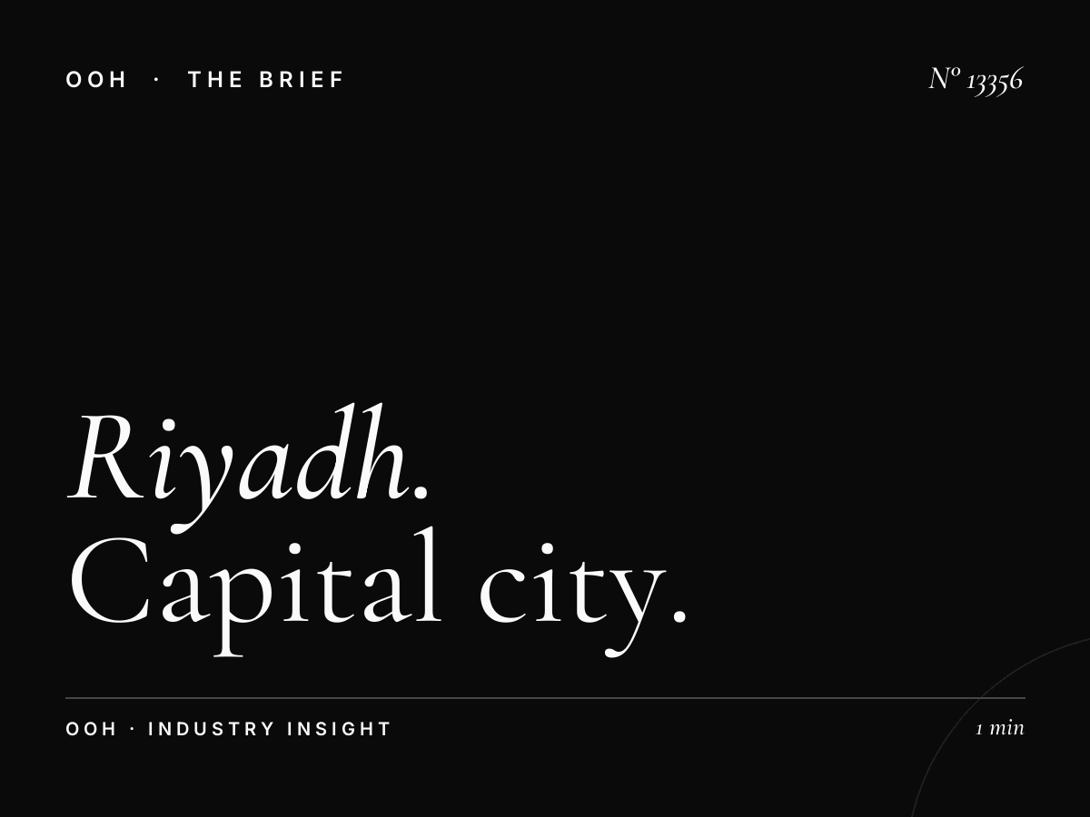 Riyadh 9 LED: Capital City Digital OOH Marketing