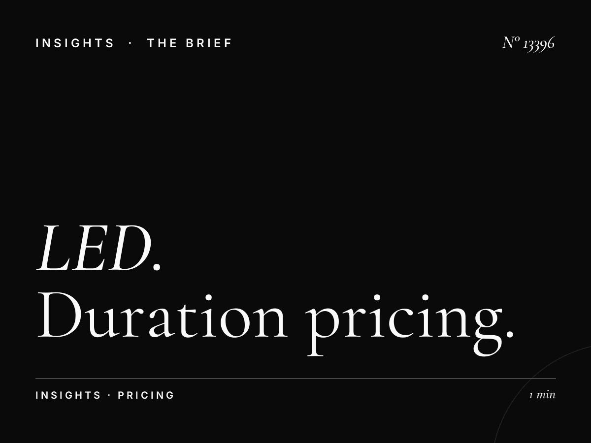 LED 9 Monthly Rates Riyadh: Duration Pricing