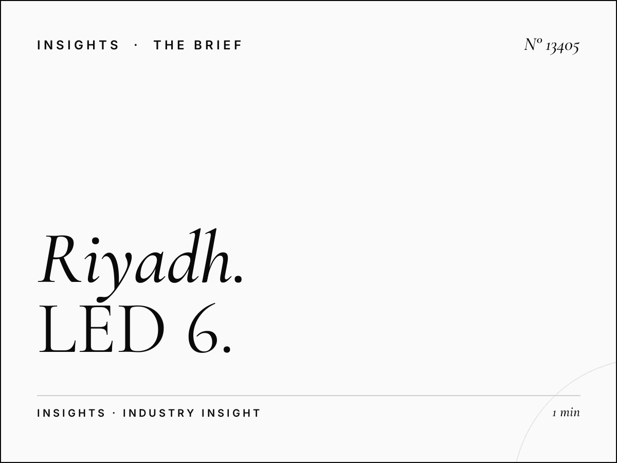 Riyadh Digital Traffic: LED 6 Viewership Statistics