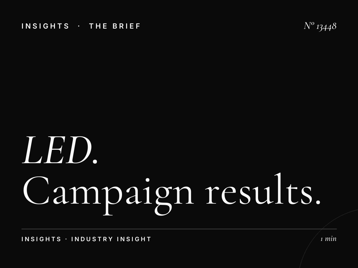LED 6 Effectiveness Riyadh: Campaign Results