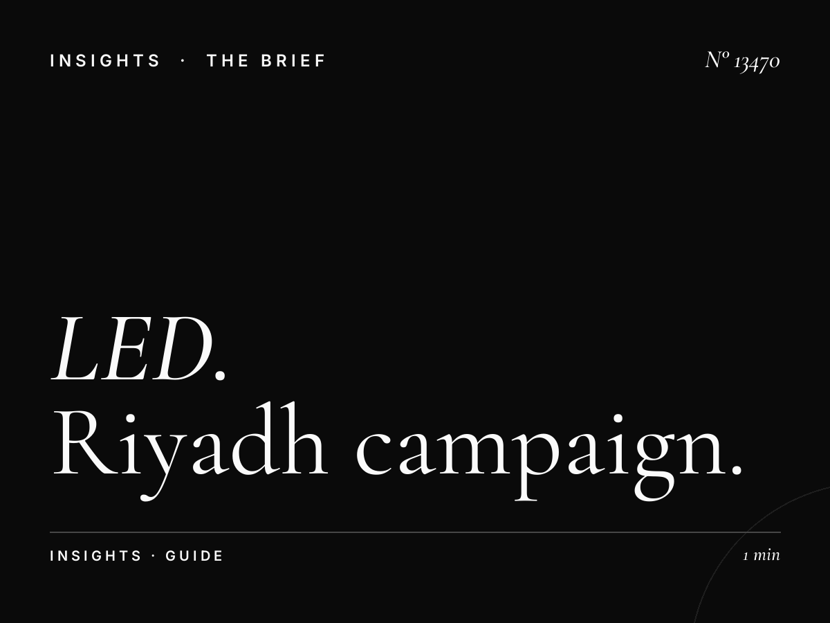 LED 6 Advertising Strategy: Riyadh Campaign Guide
