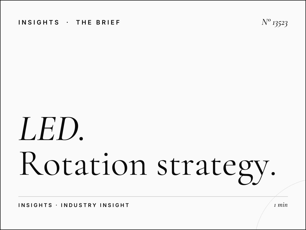 LED 6 Shared Slots Riyadh: Rotation Strategy
