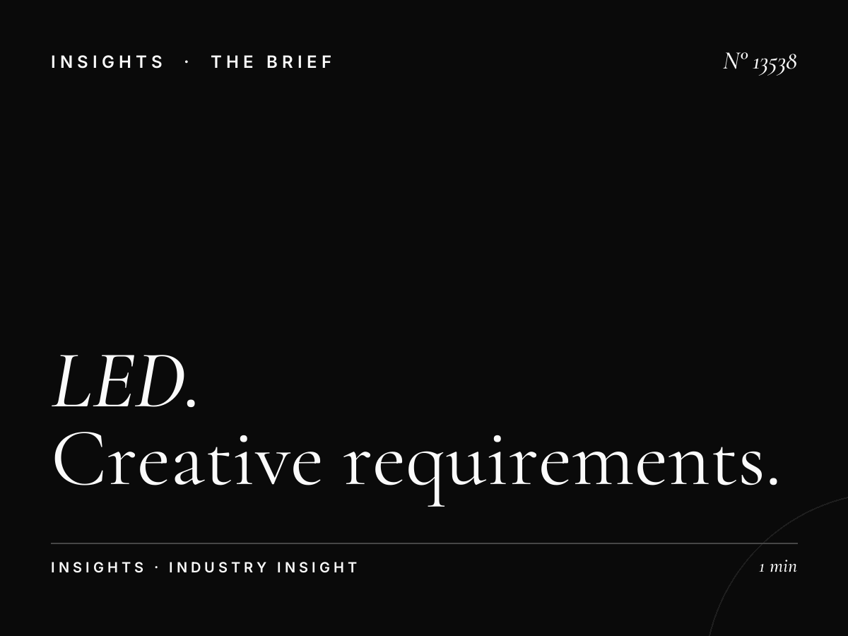 3D LED Content Riyadh: Creative Requirements
