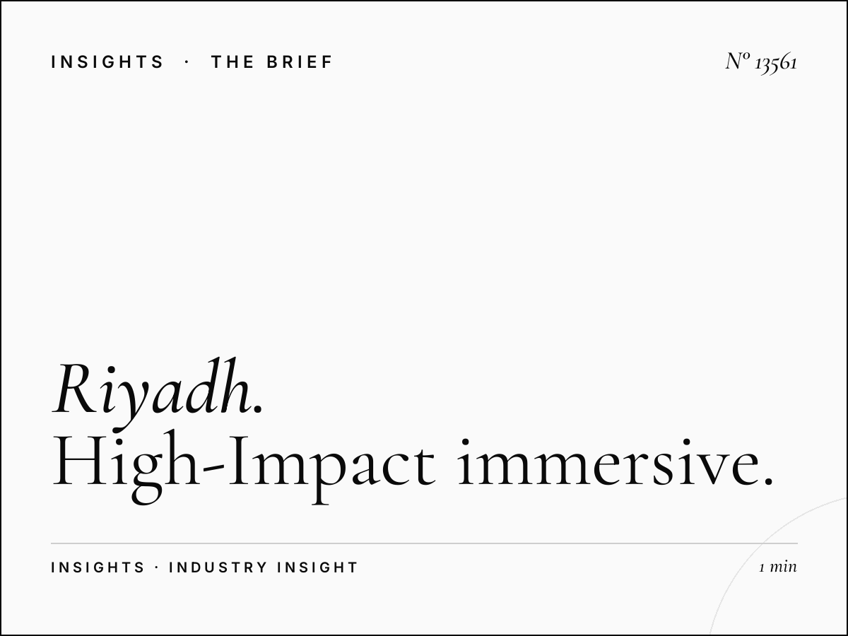 Riyadh 3D LED Visibility: High-Impact Immersive Advertising That Stops Traffic