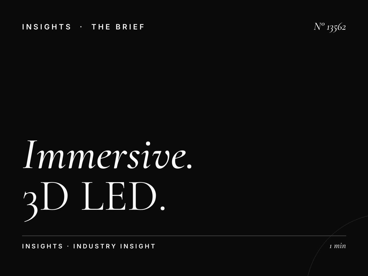 Immersive Campaign Riyadh: 3D LED Strategic Planning
