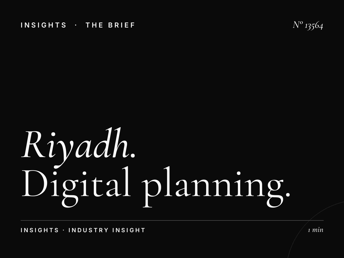 Riyadh 3D LED Campaign: Digital Planning Strategy