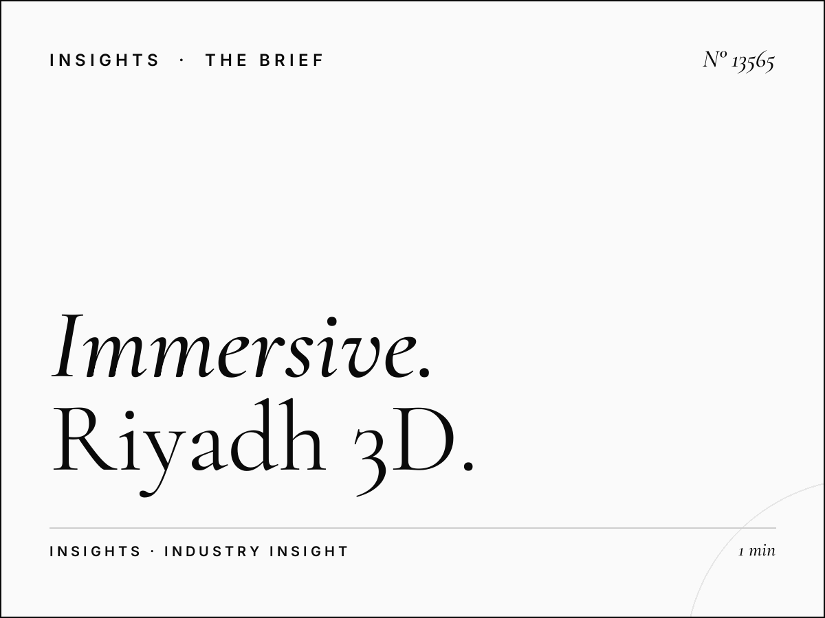 Immersive Digital Design: Riyadh 3D LED Specifications